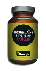 Hanoju Bromelaine & papaine capsules 90 Vegetarische capsules