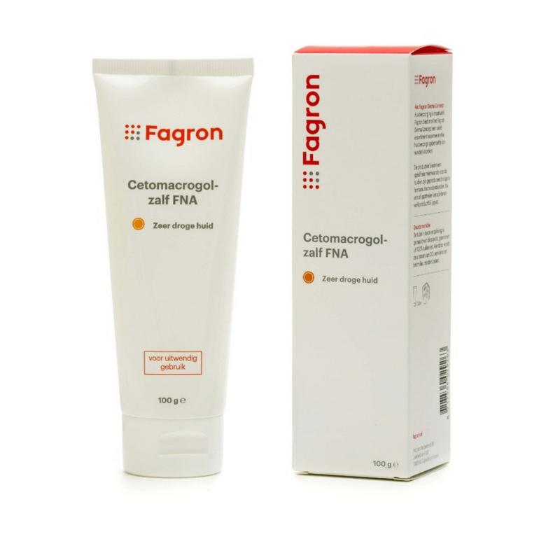 Fagron Cetomacrogol zalf FNA doos en bijsluiter 100.00 Gram