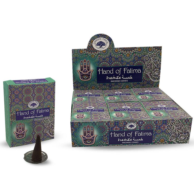 Green Tree Kegelwierook hand of Fatima 10.00 Stuks