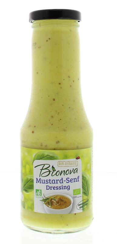 Bionova Mosterd salade dressing bio 290.00 Milliliter