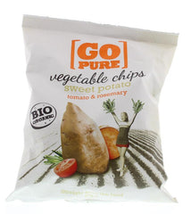 Go Pure Chips sweet potato tomato & rosemary bio 80.00 Gram