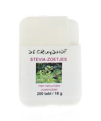 Cruydhof Stevia extract zoetjes dispenser 200 Tabletten