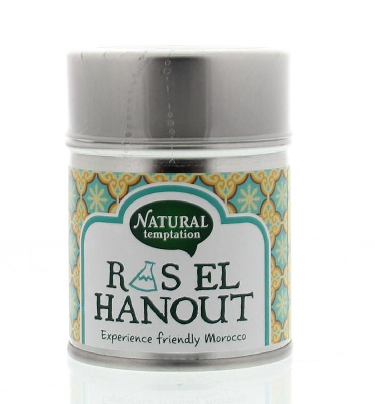 Natural Temptation Ras el hanout kruiden bio 45.00 Gram