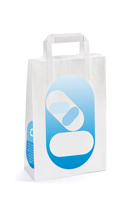 Brocacef Draagtas papier MH 220 x 100 x 280 250 Stuks