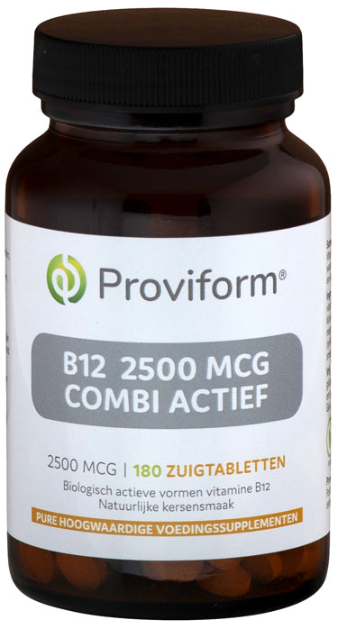 Proviform Vitamine B12 2500mcg combi actief 180 Zuigtabletten