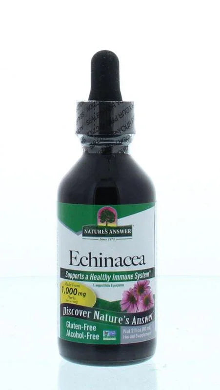 Natures Answer Echinacea extract alcoholvrij 60 Milliliter