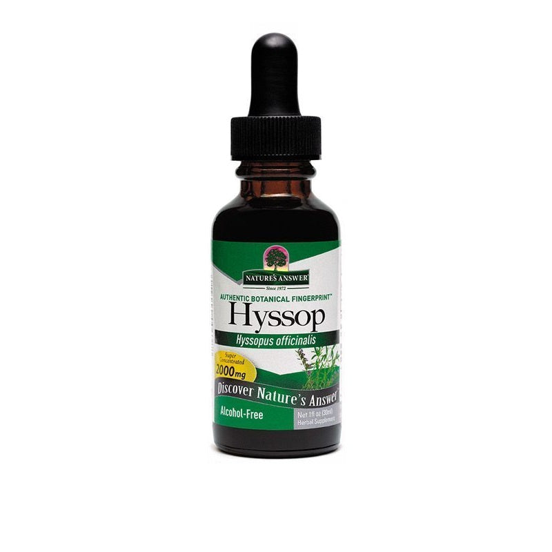 Natures Answer Hyssop extract alcoholvrij 30.00 Milliliter