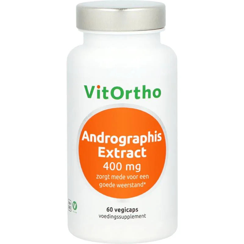 VitOrtho Andrographis extract 400 mg 60 Vegetarische capsules