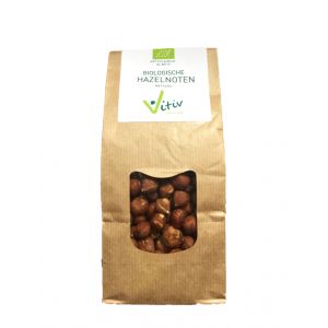 Vitiv Hazelnoten met vlies bio 1.00 Kilogram