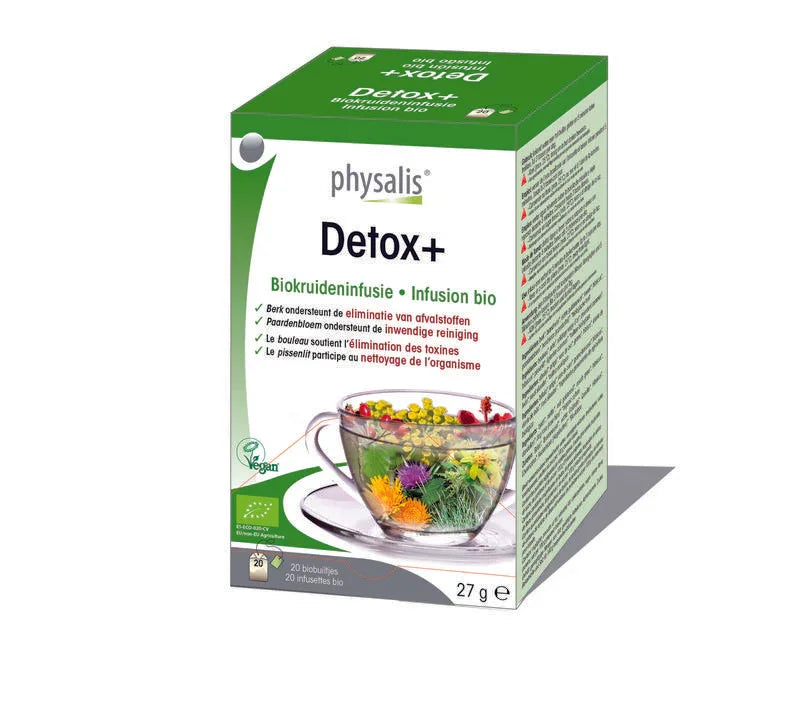 Physalis Detox+ thee bio 20 Zakjes