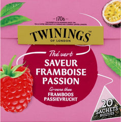 Twinings Groene thee framboos passievrucht 20 Zakjes