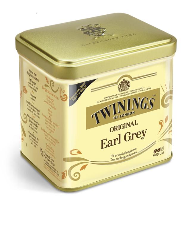 Twinings Earl grey thee blik 200 Gram