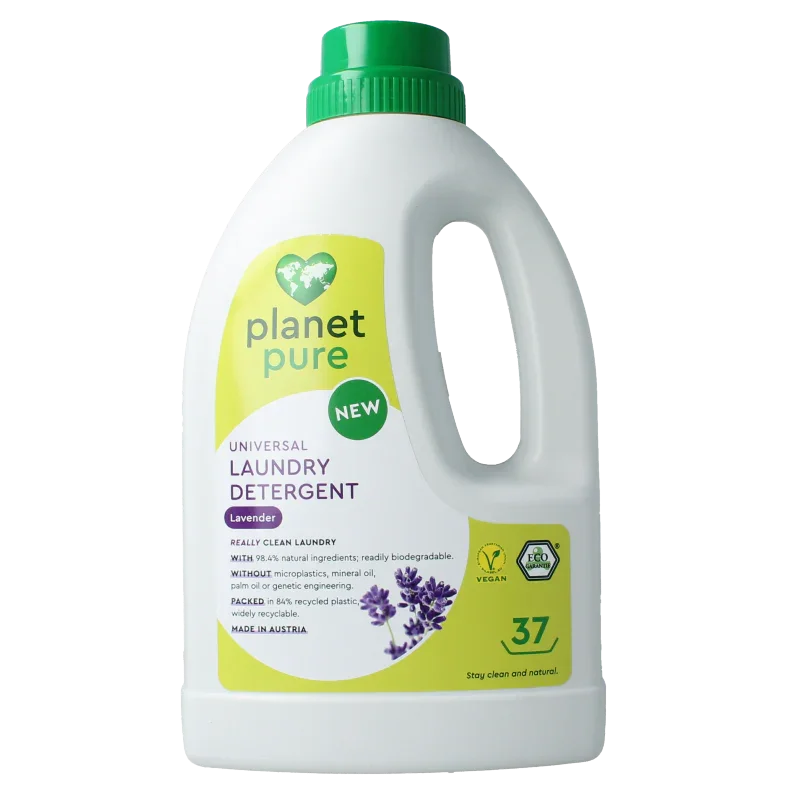 Planet Pure Wasmiddel vloeibaar universeel lavendel 1480 Milliliter