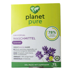 Planet Pure Wasmiddel vloeibaar universeel lavendel 3 Liter