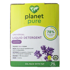 Planet Pure Wasmiddel vloeibaar universeel lavendel 3 Liter
