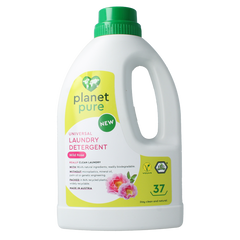Planet Pure Wasmiddel vloeibaar universeel wild rose 1480 Milliliter