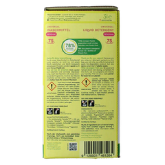 Planet Pure Wasmiddel vloeibaar universeel wild rose 3 Liter