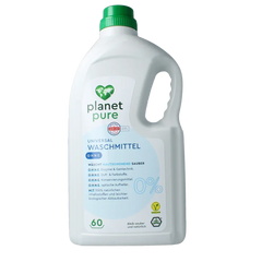 Planet Pure Wasmiddel vloeibaar universeel 0% zero 3 Liter
