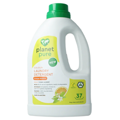 Planet Pure Wasmiddel vloeibaar gekleurde was orange 1480 Milliliter