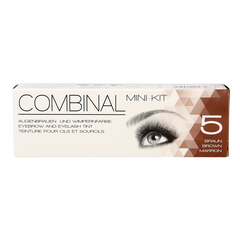 Combinal Wenkbrauwen wimperverf kit bruin 1.00 Set