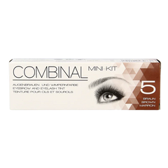 Combinal Wenkbrauwen wimperverf kit bruin 1 Set