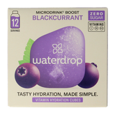 Waterdrop Microdrink boost blackcurrant bruistabletten 12.00 Stuks