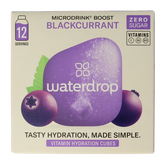 Waterdrop Microdrink boost blackcurrant bruistabletten 12 Stuks