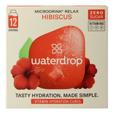 Waterdrop Microdrink relax hibiscus bruistabletten 12 Stuks