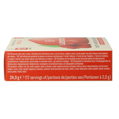 Waterdrop Microdrink relax hibiscus bruistabletten 12 Stuks