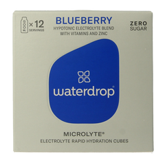 Waterdrop Microlyte blueberry bruistabletten 12 Stuks