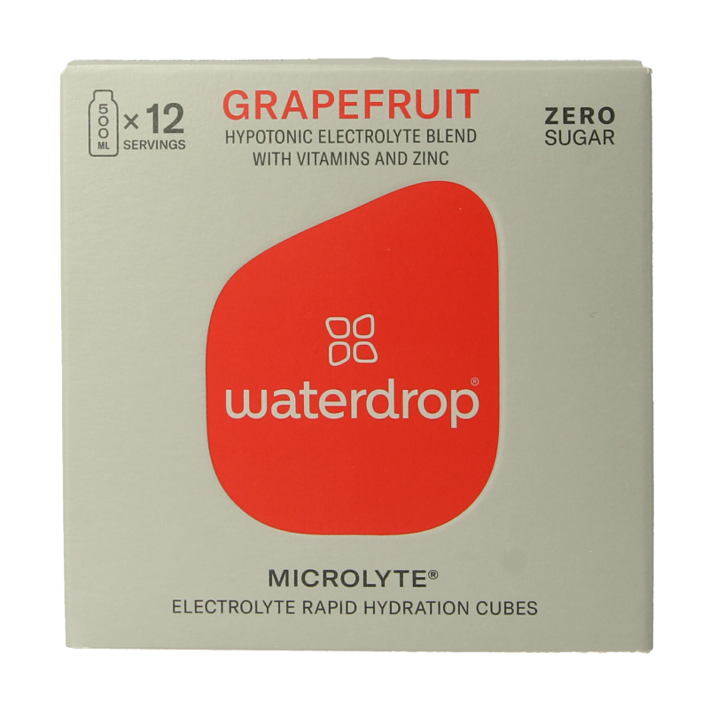 Waterdrop Microlyte grapefruit bruistabletten 12 Stuks