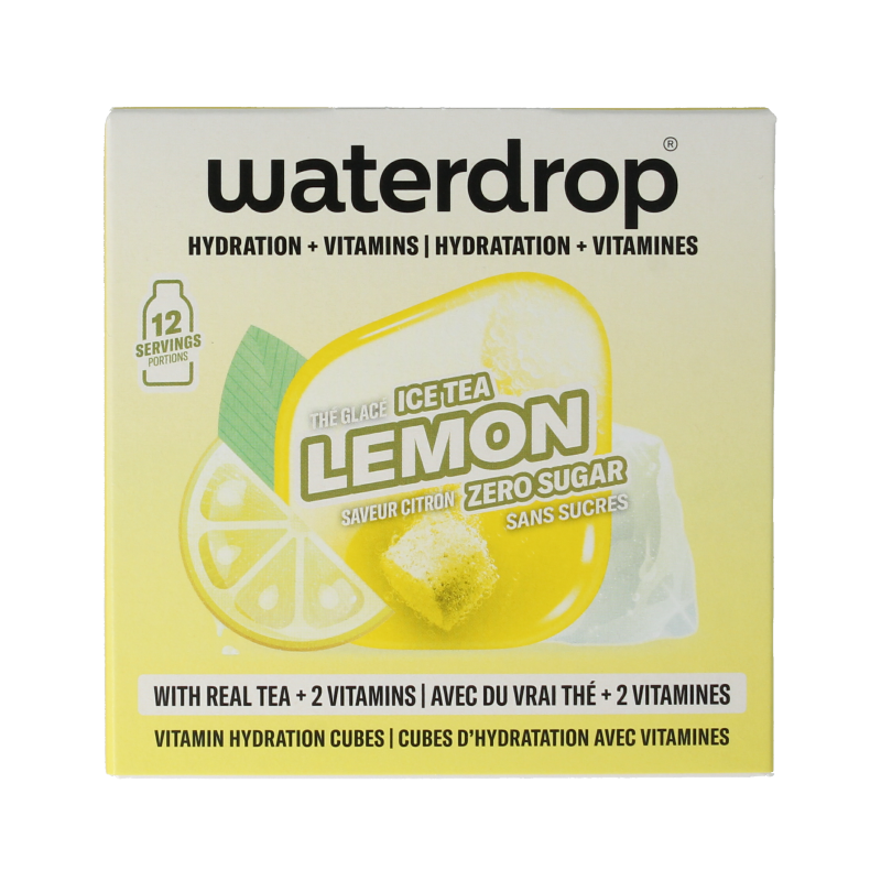Waterdrop Microdrink ice tea lemon bruistabletten 12 Stuks