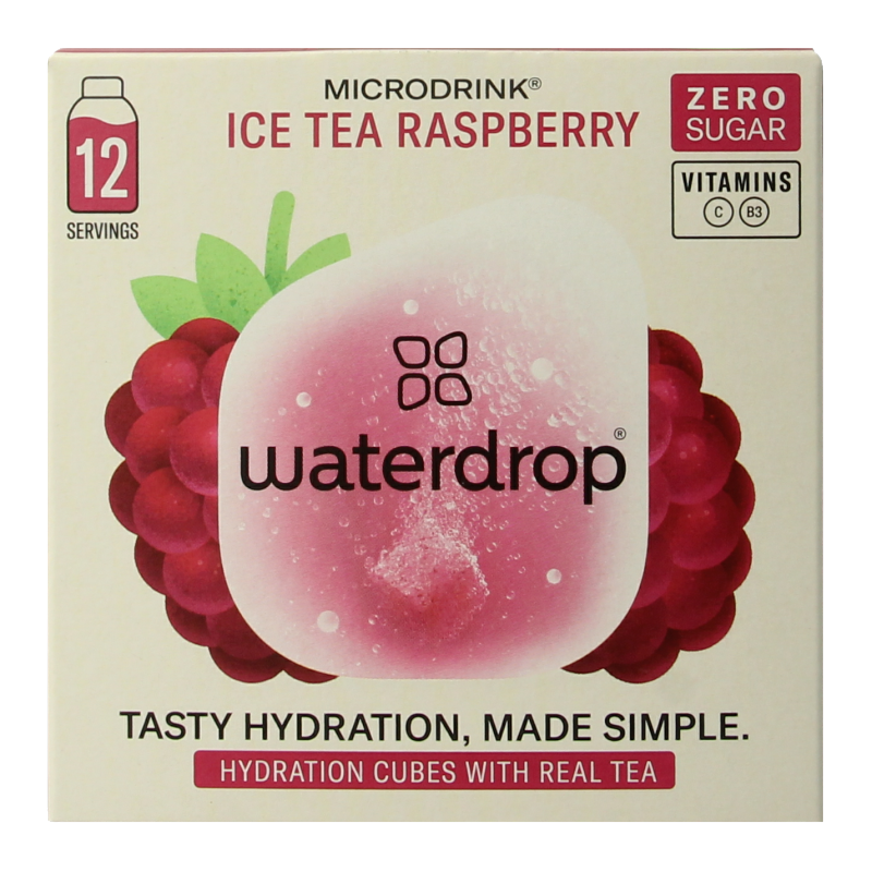 Waterdrop Microdrink ice tea framboos 12 Stuks
