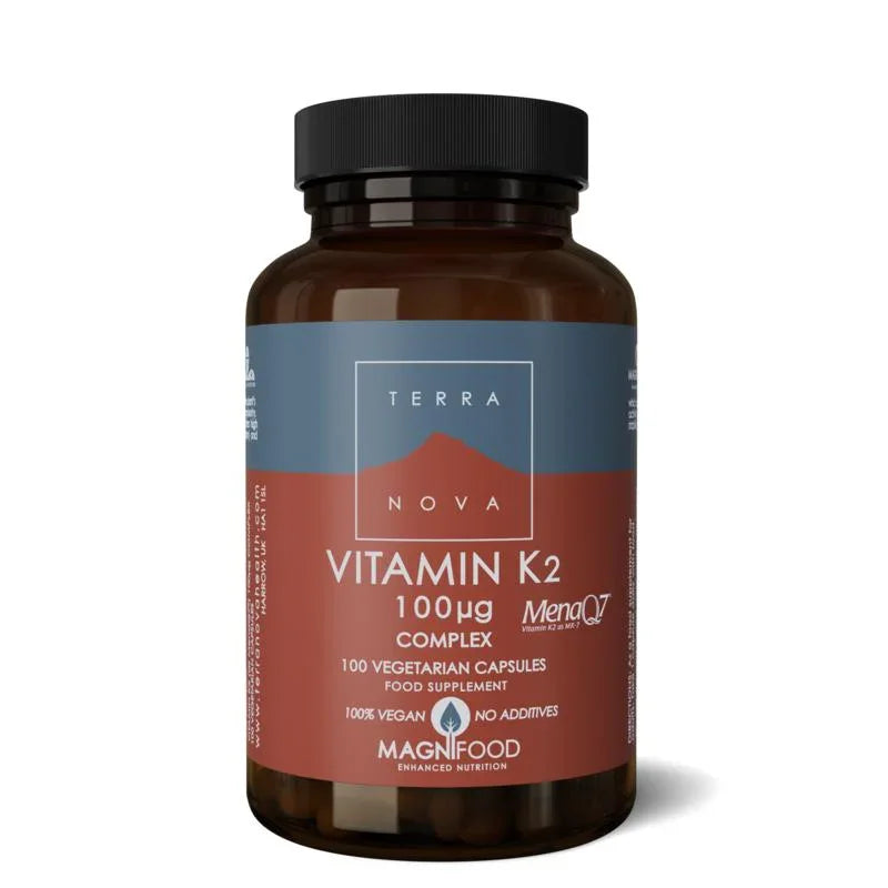 Terranova Vitamine K2 100mcg complex 100 Vegetarische capsules