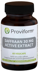 Proviform Saffraan 30 mg active extract 60 Vegetarische capsules