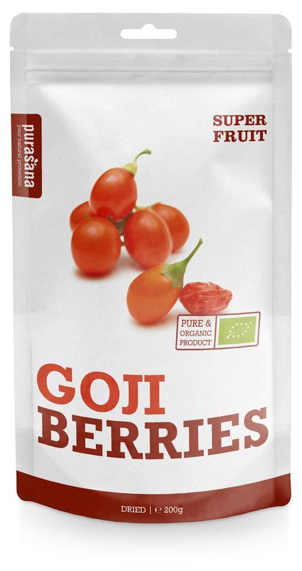 Purasana Goji bessen vegan bio 200 Gram