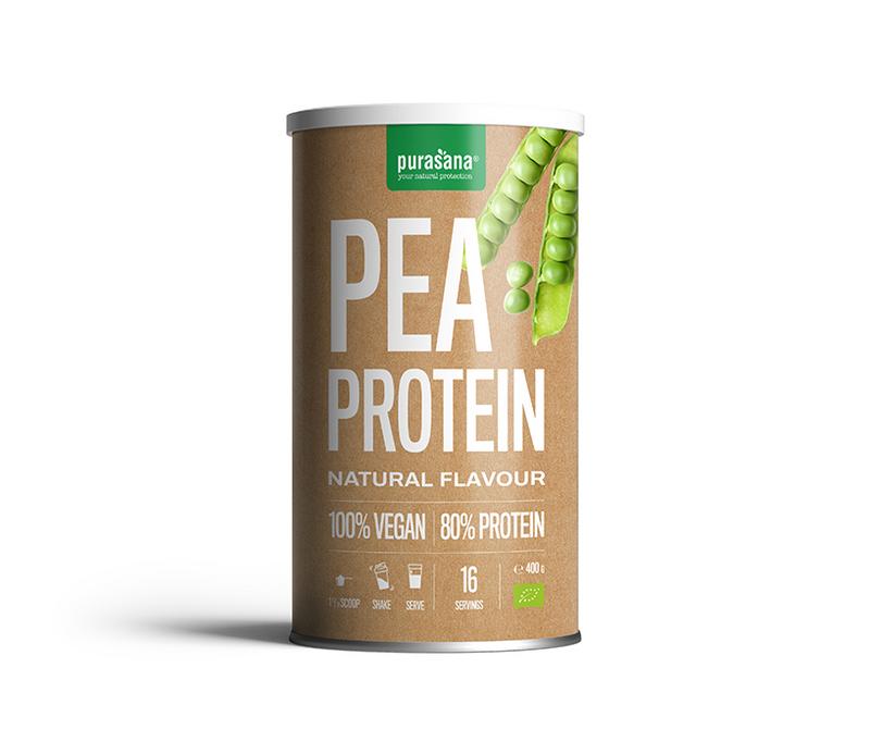 Purasana Proteine erwt vegan bio 400 Gram