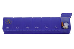 Able 2 Pillendoos 1 week transparant blauw 1 Stuks