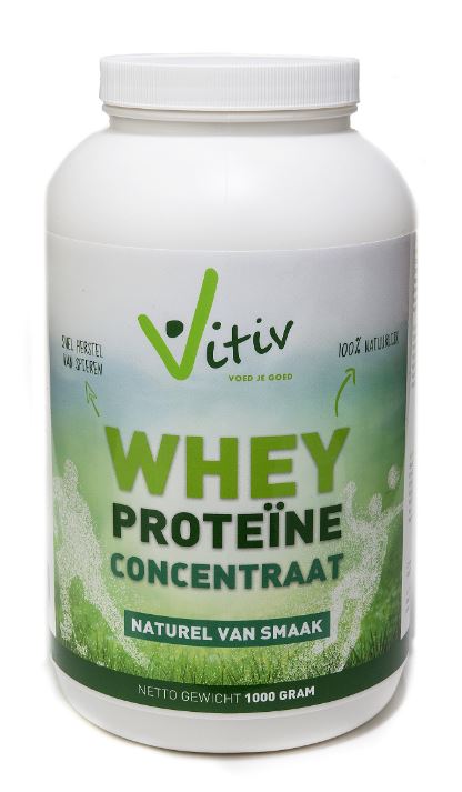 Vitiv Whey proteine concentraat 80% 500.00 Gram
