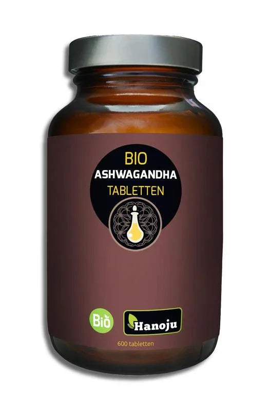 Hanoju Ashwagandha organic 500mg 600 Tabletten
