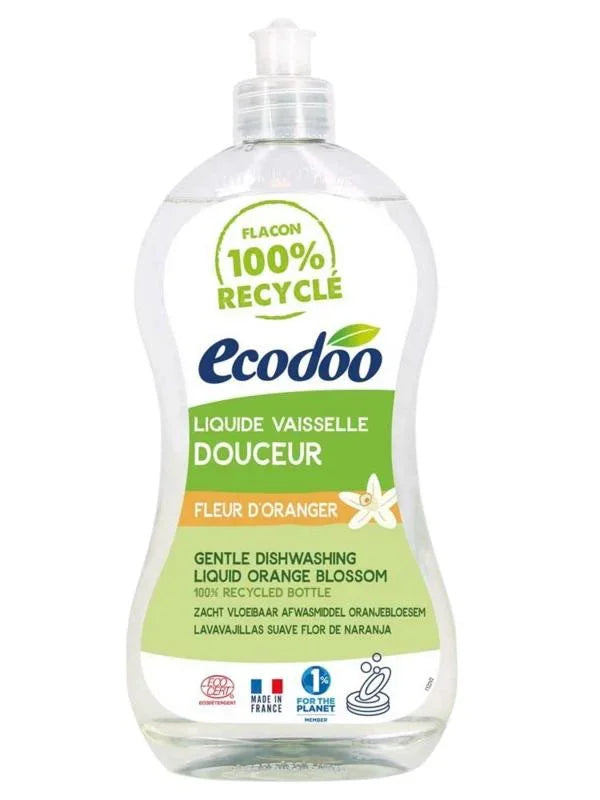 Ecodoo Afwasmiddel vloeibaar zacht oranjebloesem eco 500 Milliliter