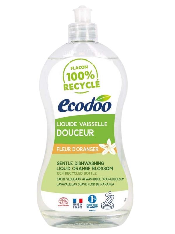 Ecodoo Afwasmiddel vloeibaar zacht oranjebloesem eco 500 Milliliter