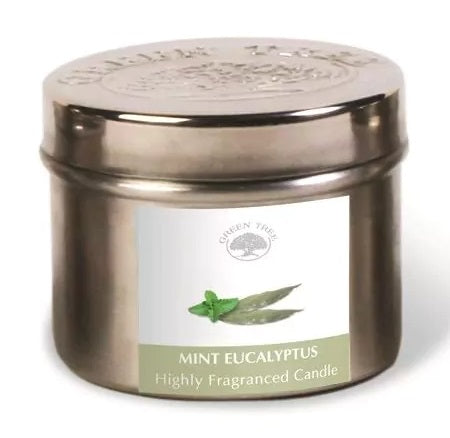 Green Tree Geurkaars mint eucalyptus 150 Gram