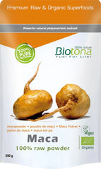 Biotona Maca raw powder bio 200 Gram