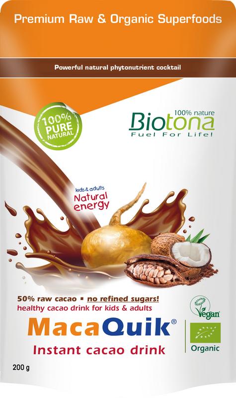 Biotona Macaquick instant cacao bio 200 Gram