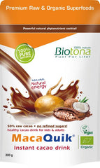 Biotona Macaquick instant cacao bio 200.00 Gram