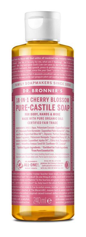Dr Bronners Liquid soap cherry blossom 240 Milliliter