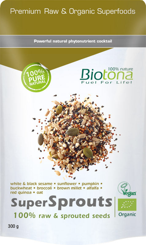 Biotona Supersprouts raw seeds bio 300.00 Gram