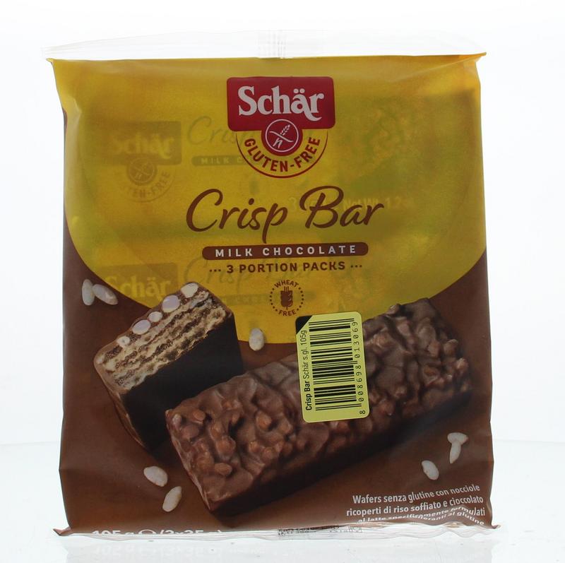 Schar Crisp bar 3-pack glutenvrij 105 Gram