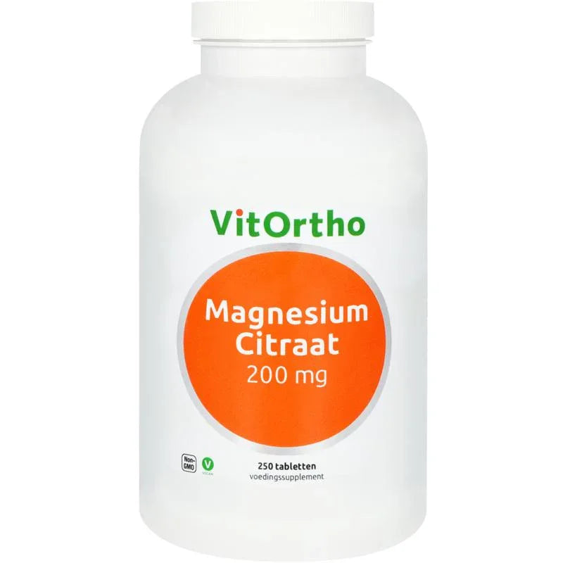 VitOrtho Magnesium citraat 200 mg 250 Tabletten